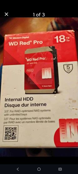 WD Red Pro 18 TD internal HDD