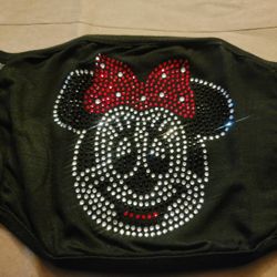 Mini Mouse Bling Face Mask $10 Each 
