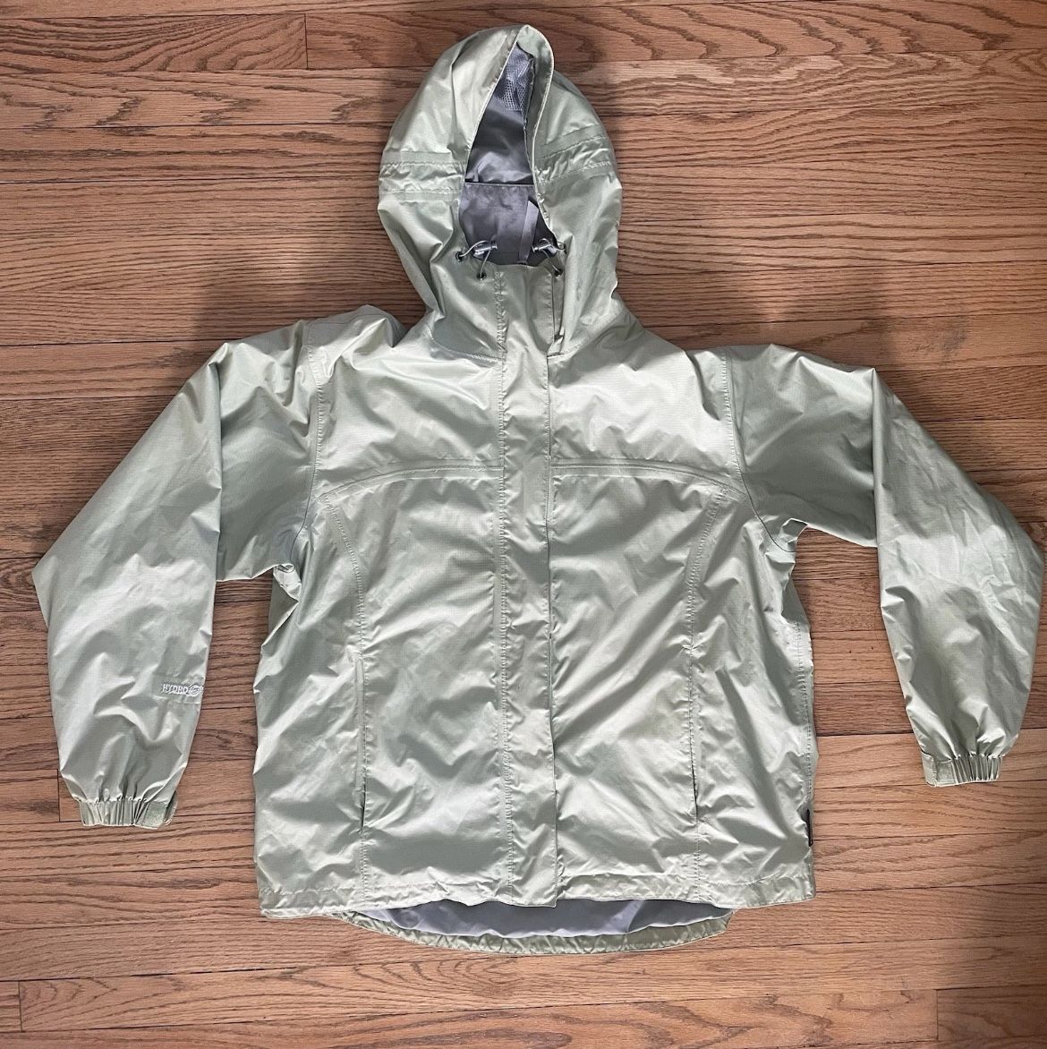Pacific Trail Outdoor Wear Light Green Hooded Full Zip Waterproof Jacket XL