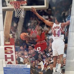 MICHAEL JORDAN CHICAGO BULLS AUTOGRAPHED HAND SIGNED 8x10 PHOTO COA