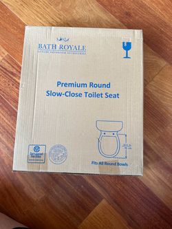 Bath Royale Premium Round Slow-Close Toilet Seat
