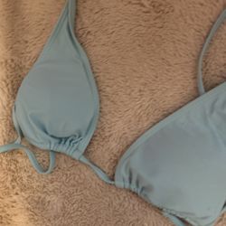 Blue Bikini Top