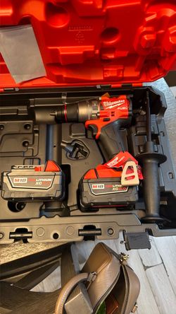 Milwaukee M18 FUEL Hammer Drill with Two Batteries