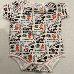 San Francisco Giants Onesie 0-3 Mo New