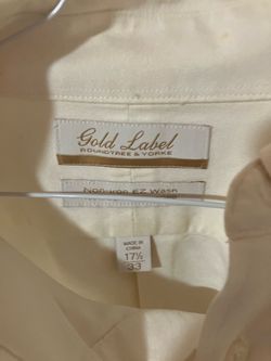 Roundtree & Yorke Gold Label Dress Shirt 17.5/33