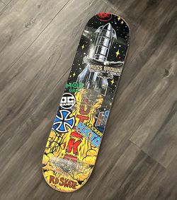 8.25 Skate Deck signed by Greg Lutzka