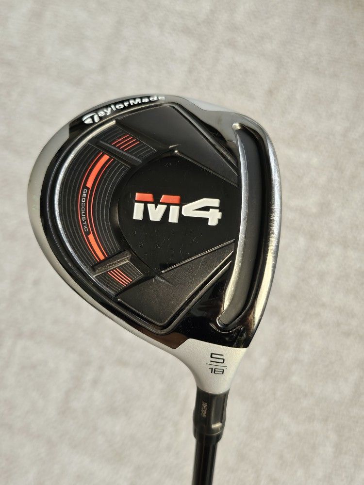 ( Buy / Sell / Trade) :) TaylorMade M4 5 Wood 18 Degree With Head Cover