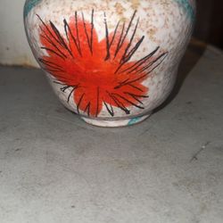  I rage Hand Painted Planting Pot Made In Italy 