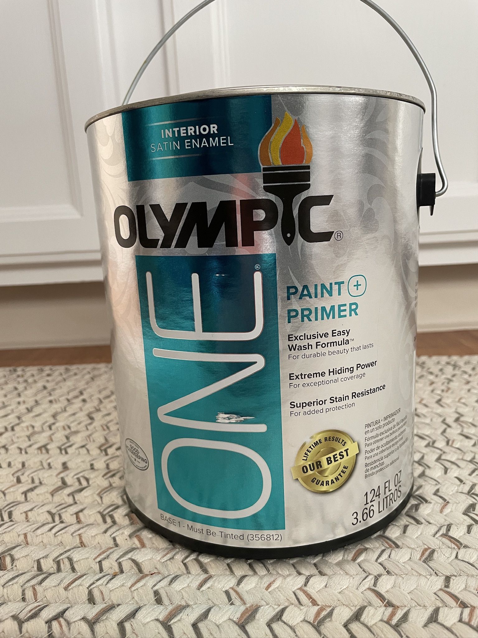 Paint/Primer Olympic One-Interior Satin Enamel – SMALL PROJECTS!!!