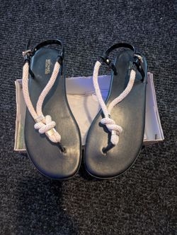 Micheal kors holly jelly sandals rope