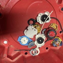 Beyblade Stadiums With Beyblades