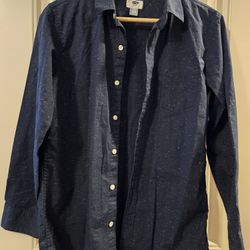 Boys Navy Shirt Stretch Cotton Old Navy Size XL/TG (14-16)