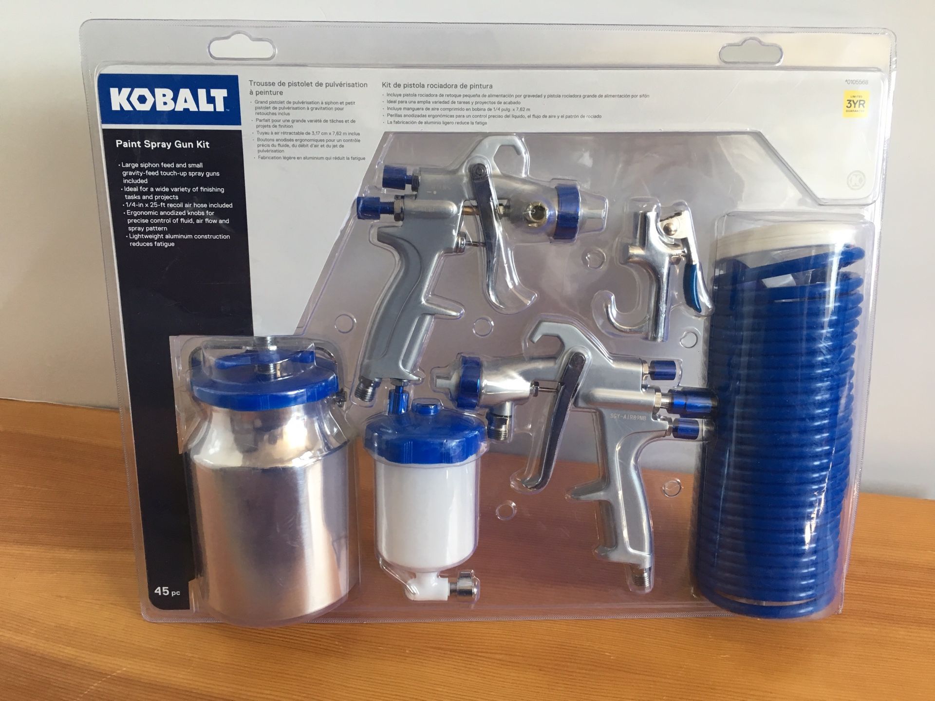 BRAND NEW Kobalt HVLP Air Paint Sprayer Kit