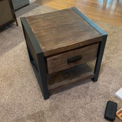 Nightstand Side Table 