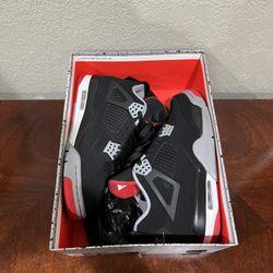 Jordan Retro 4 Bred Size 8.5 2019