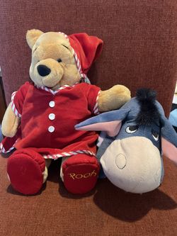 Winnie The Pooh And Eeyore Plush 