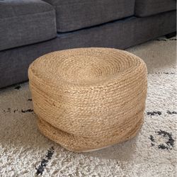 Jute Ottoman Pouf