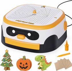 Cardboard Cutter for Kids, Safe Electric cardboard cutting tools, Cuts 5mm No Sharp Blades, Easy for Small Hands, Stable Work Surface, STEM/STEAM Lear