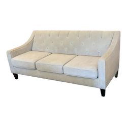Slope arm Sofa- Beige/white