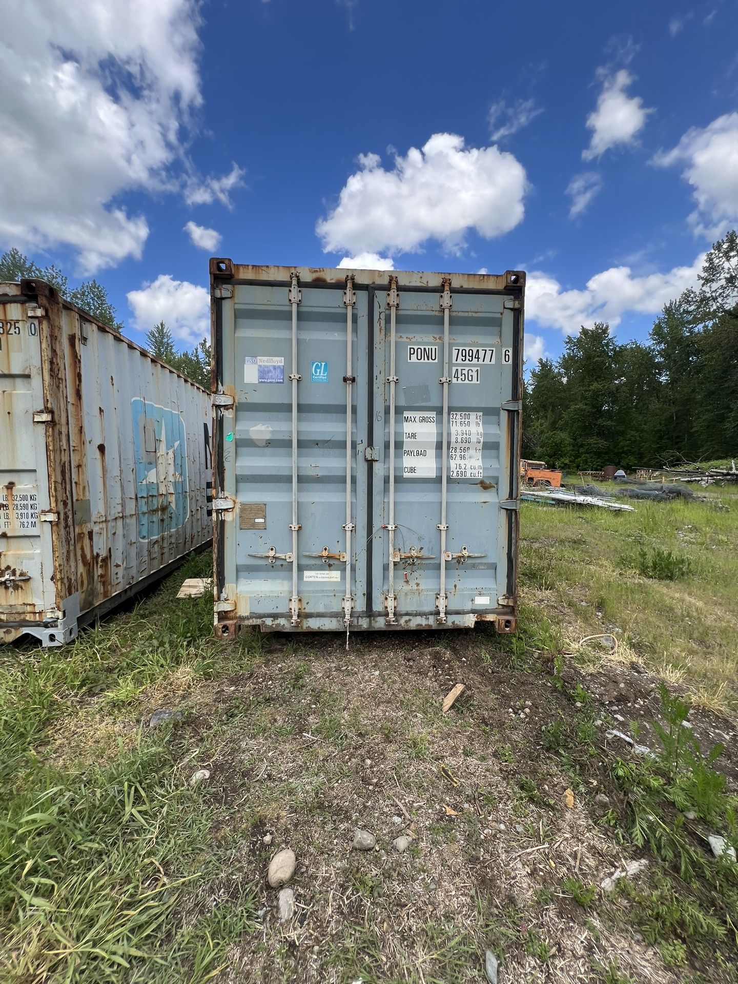 40’ High Cube Shipping Container