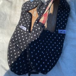 Toms Black Polka Fot 12 Y