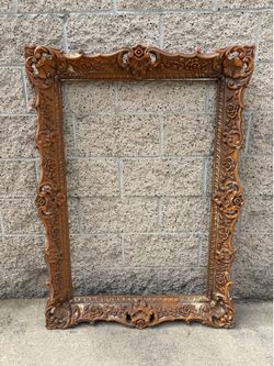 Huge Vintage Gallery Wall Frame Plastic