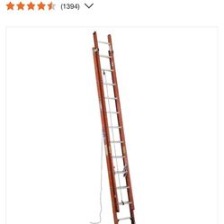 24ft Fiberglass Ladder Used Werner