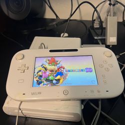 White Nintendo Wii U Console + Tablet Only