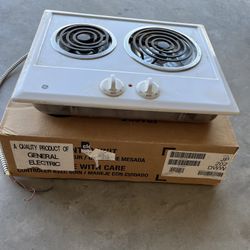 GE Electric Coil Cooktop