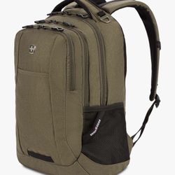 SwissGear Cecil 5505 Laptop Backpack [NEW], Olive, 18-Inch