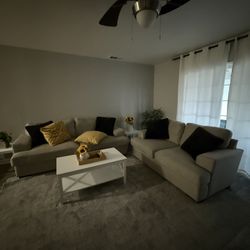Sofa and a loveseat