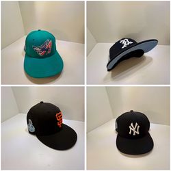 Fitted Hats (Set Of 4)