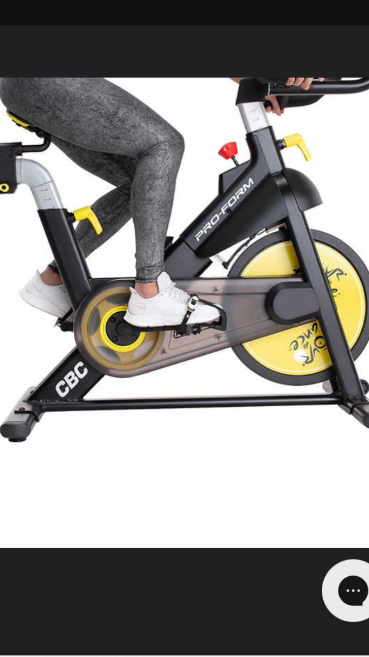 PROFORM Tour De France CBC Exercise Spin Bike With Tablet Holder