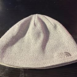 Grey North Face Beanie