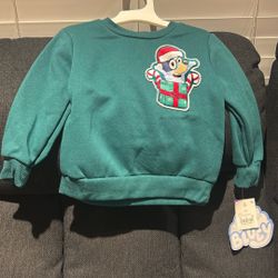 Christmas Bluey Baby Sweater