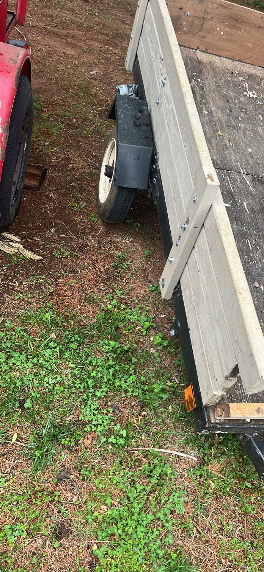 4 X 8, Trailer. Easy Pull. Removable Sides.