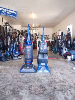 Vacuum cleaner and carpet cleaner