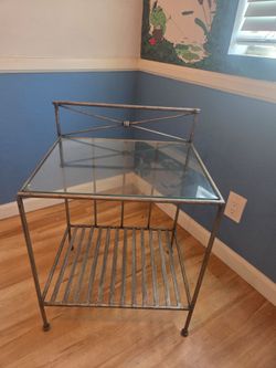 Glass Top Table
