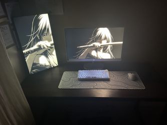 Gaming Setup 27" AIO, White Aula F75 Pro, Logitech G305 White, White Topographical Mousepad(NEGOTIABLE)