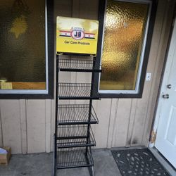 wire rack like New with sign 