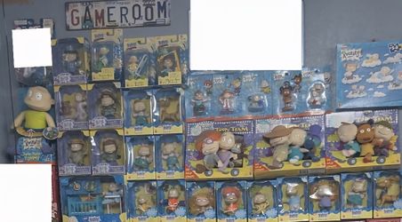 Bins And Bags Of Action Figures