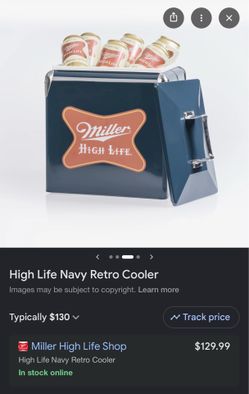 HIGH LIFE NAVY RETRO COOLER