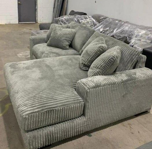 Lindyn 2 Piece Sofa Chaise Sectional