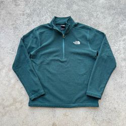 The North Face Quarter Zip Fleece Pullover Sweater Size Large