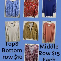 Plus Size Tops/tunic/jacket For Sale