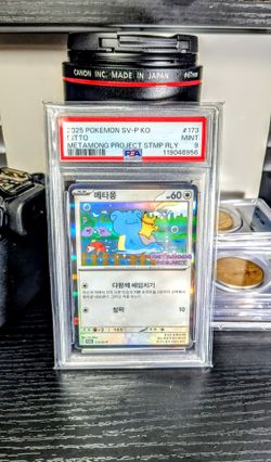 Pokemon PSA 9 Ditto #173/SV-P Metamong Project Promo 2023 Korean- cash local pickup at angleton only