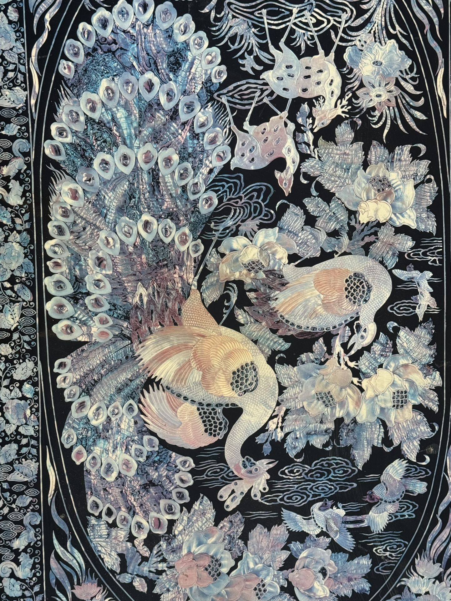 Chinoiserie Peacock Low Tea Table - Need To Sell This Week