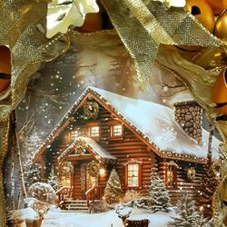 11" Handmade Jingle Bell Wreath 