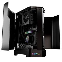 G.SKILL Z5i Mini-ITX Curved Tempered Glass RGB Computer Case - Black (GC-MKGW1-Z5I)