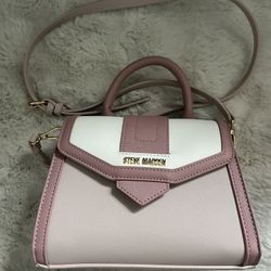 Pink/white Steve Madden Purse